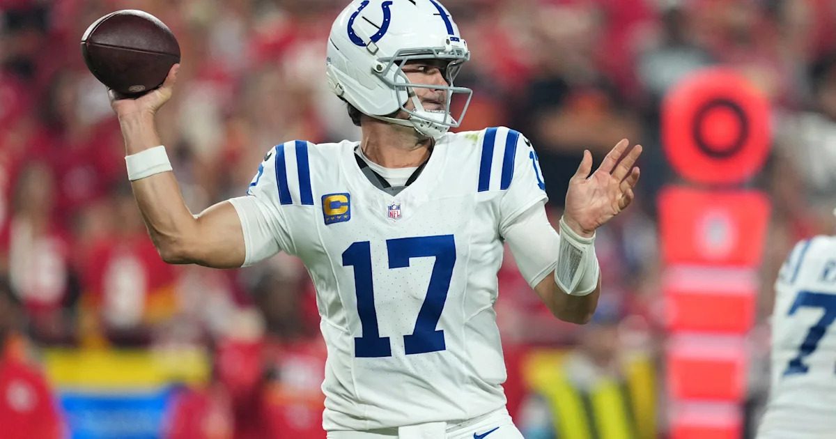 Daniel Jones' Yards Per Attempt Plummets in Early 2026 Season