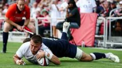 England Triumph Over the United States Despite Extended Weather Interruptions