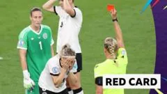 Germany Reduced to Ten Men as Controversial Red Card Shifts Momentum in Women’s Euro 2025 Quarter-Final