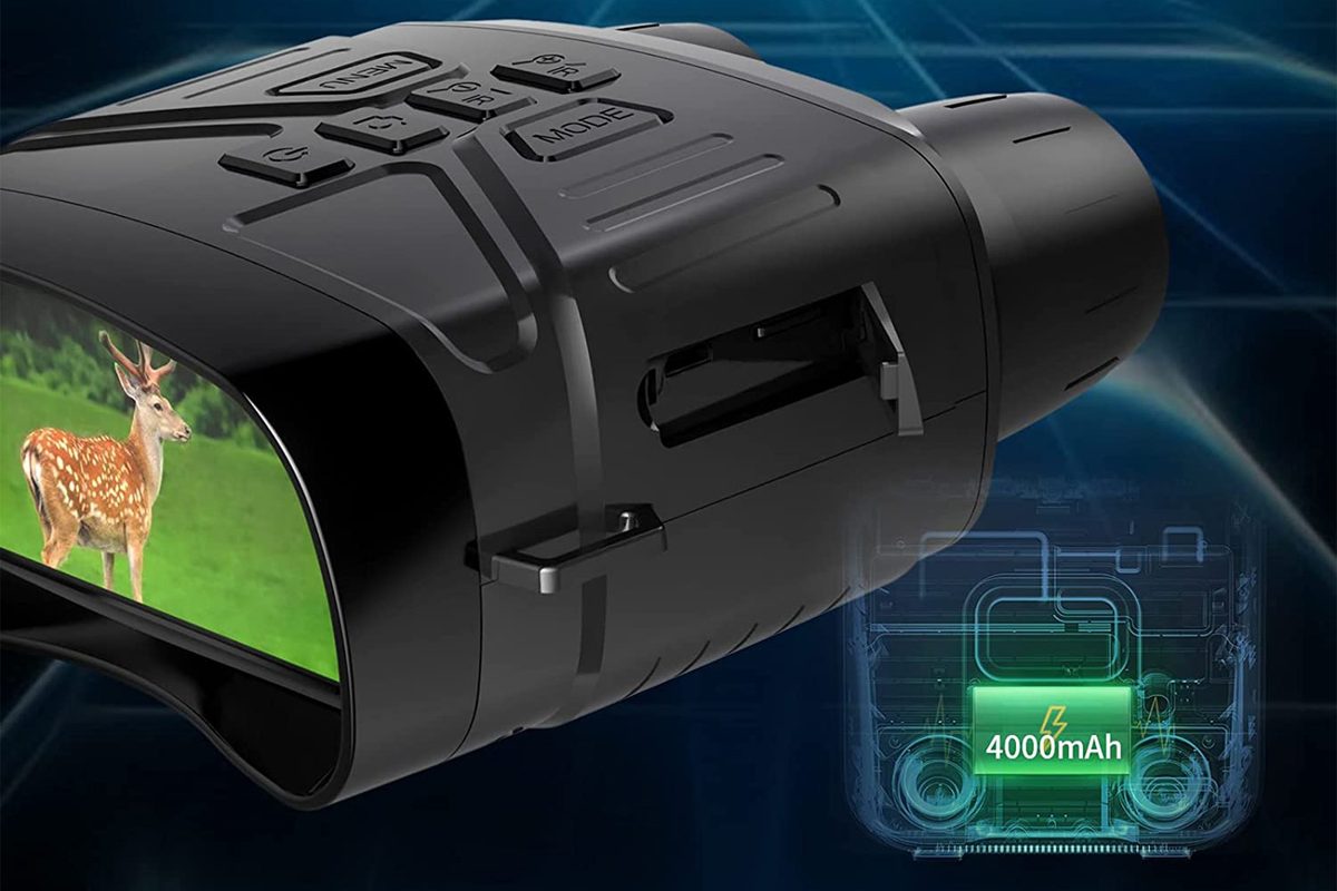 Night Vision Binoculars Enhance Camping Experience with Wildlife Encounter