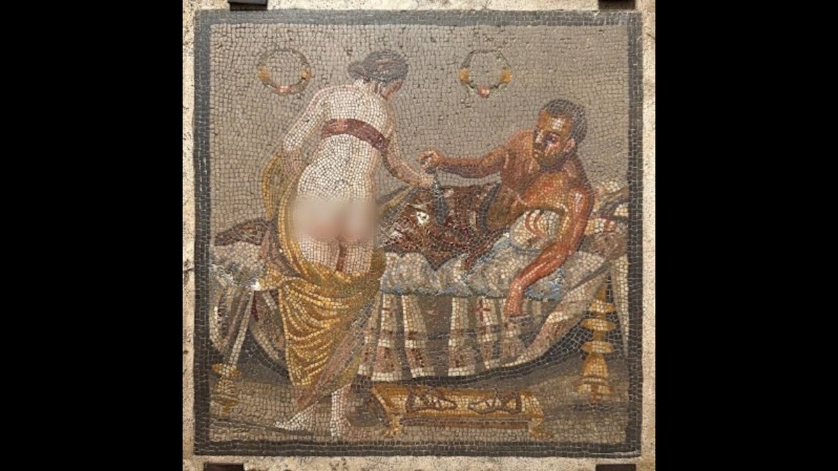 A 2,000-Year-Old Erotic Roman Mosaic Stolen in WWII Finally Returns to Italy