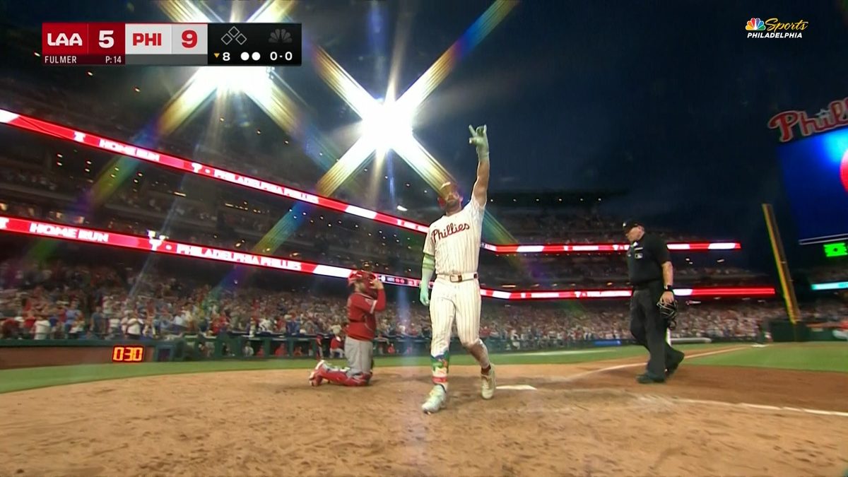 Bryce Harper's Clutch Home Run Strengthens Phillies' Lead Against Angels